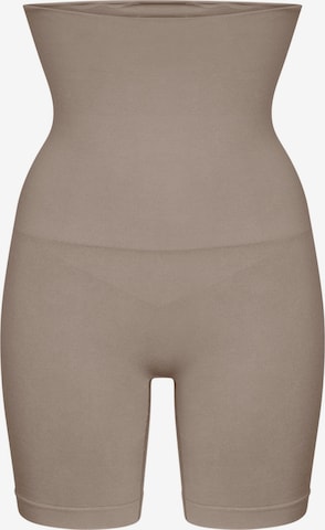 cfab - Pantalón moldeador 'High Waisted Shaping Shorts' en gris: frente