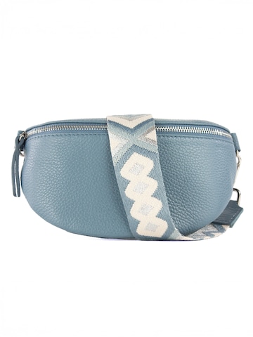 lePelou Gürteltasche 'JUNA small'‌‌‌ in Blau: Vorderseite