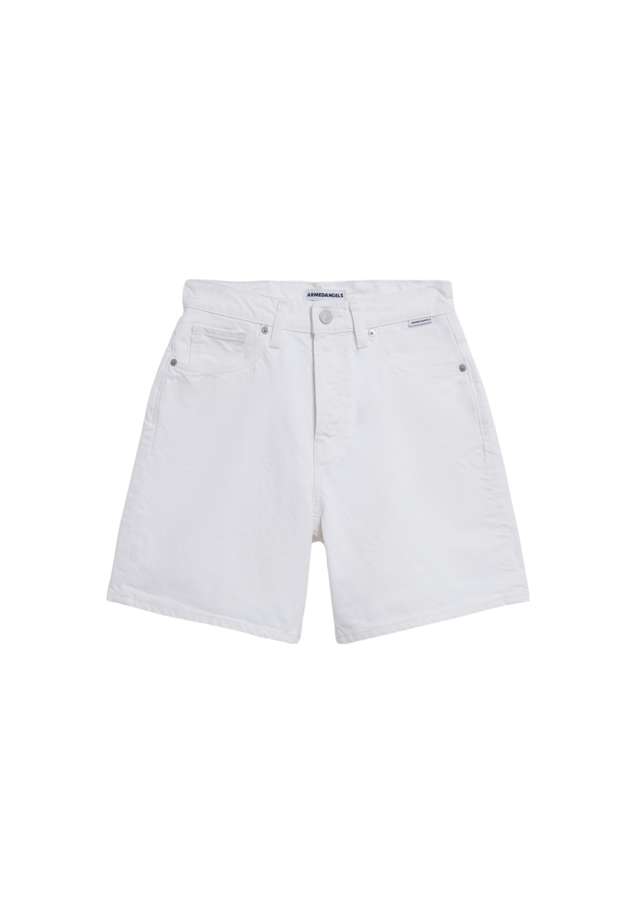 ARMEDANGELS Broek in Wit: voorkant