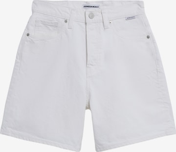 ARMEDANGELS Regular Trousers in White: front