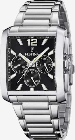 Montre à affichage analogique FESTINA en noir : devant