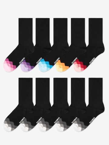 Occulto Socks 'Evelin' in Black