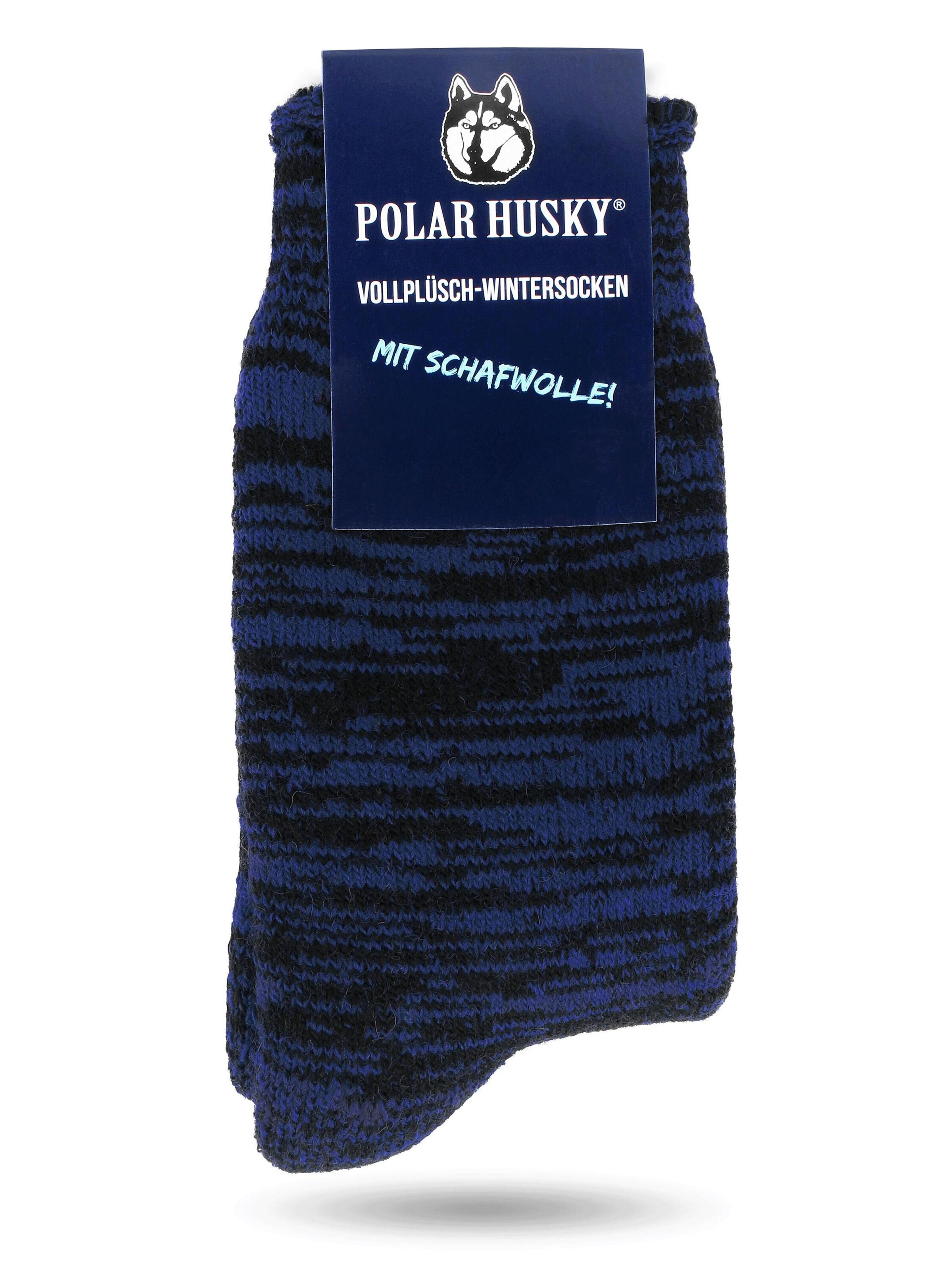 Polar Husky Socks in Blue