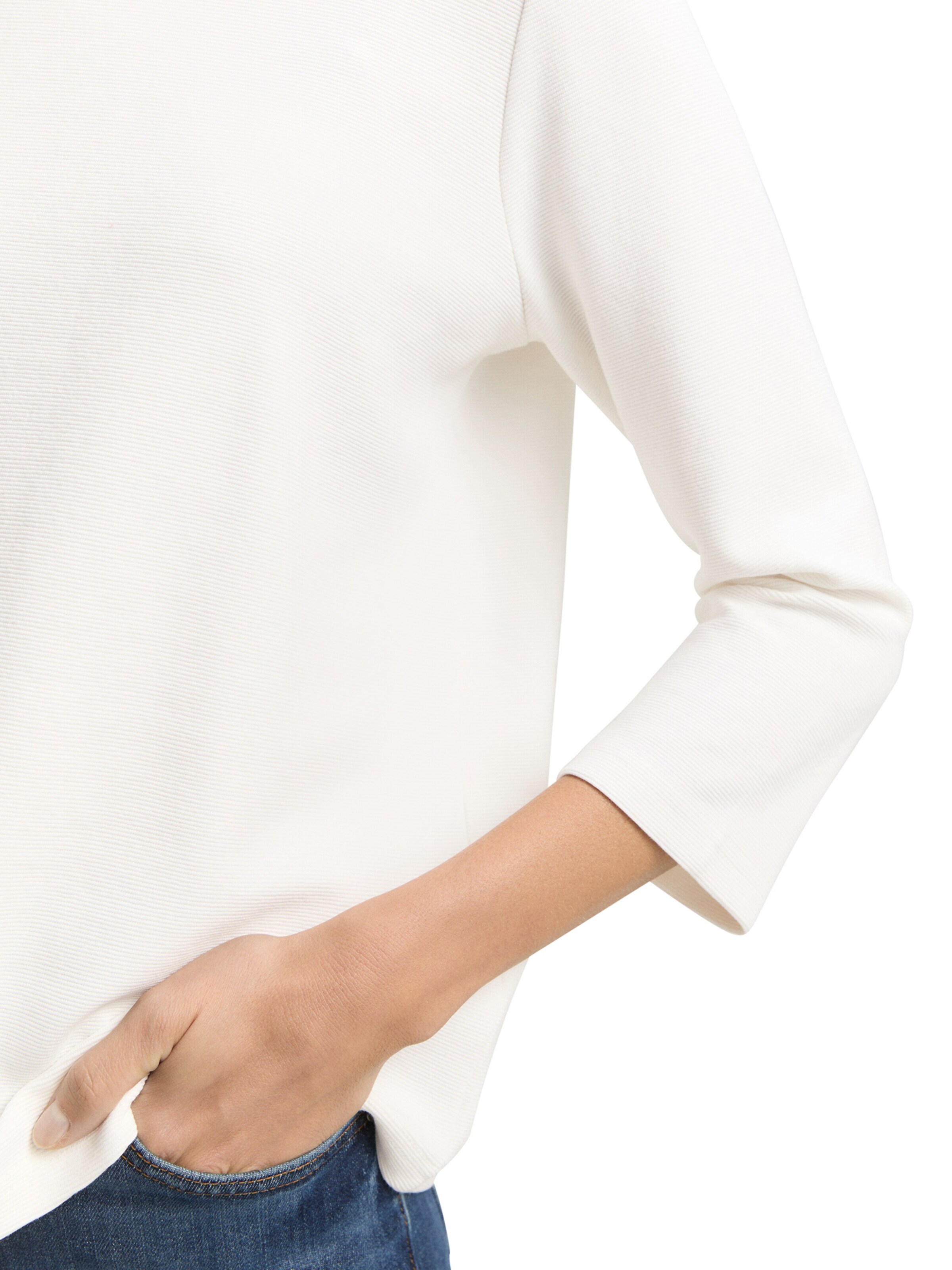 TOM TAILOR - Camisa em branco