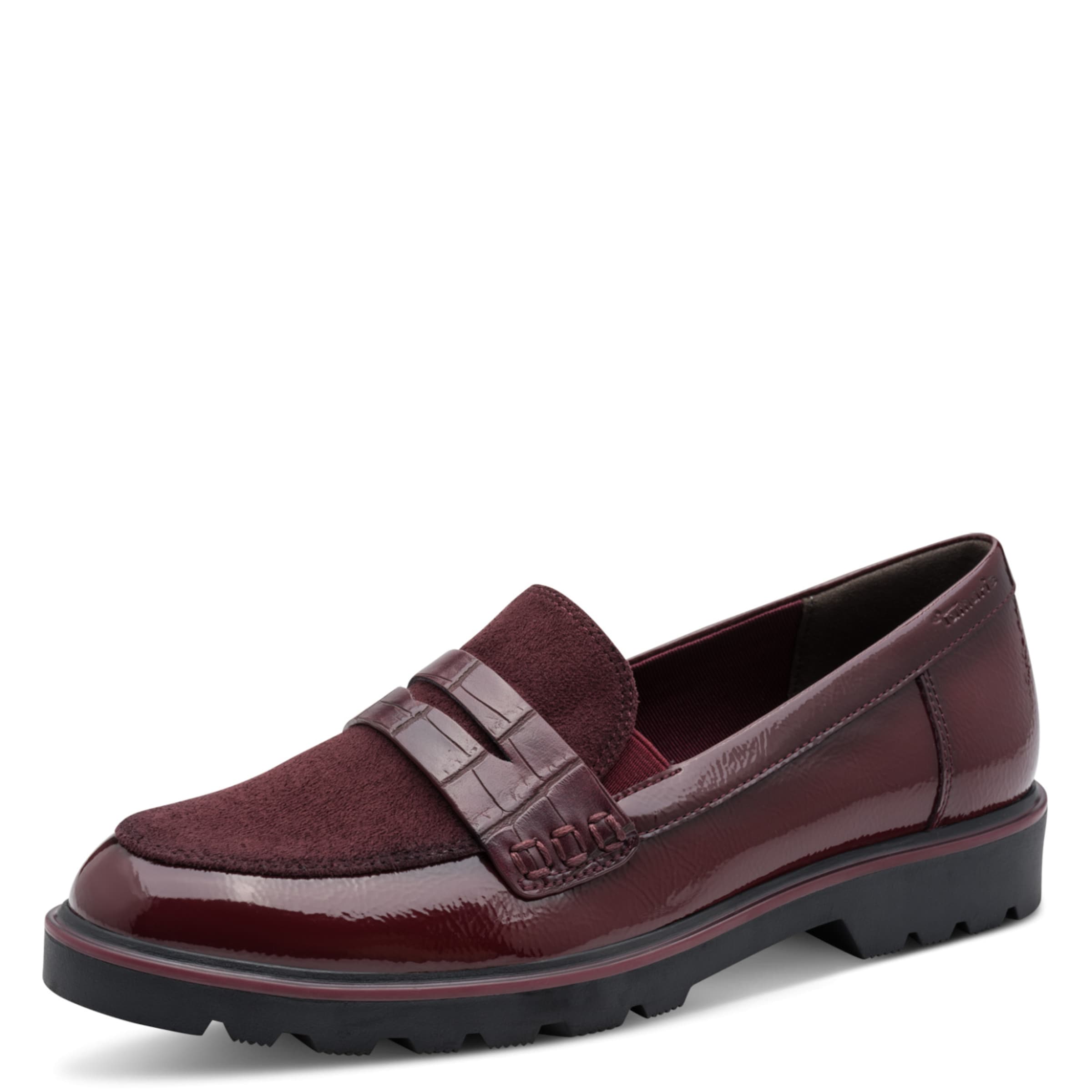 Tamaris Classic Flats in Red: front