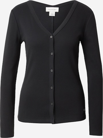 juoda Calvin Klein Jeans Kardiganas: priekis