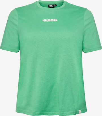 T-shirt fonctionnel Hummel en vert : devant