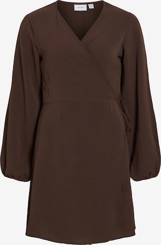 VILA Jurk 'VILovie' in Bruin: voorkant