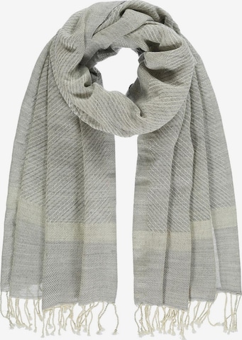 Passigatti Tuch 'Winterschal mit Lurex' in Braun: Vorderseite