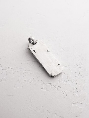 REYTEL Pendant 'THE BOULDER' in Silver: front