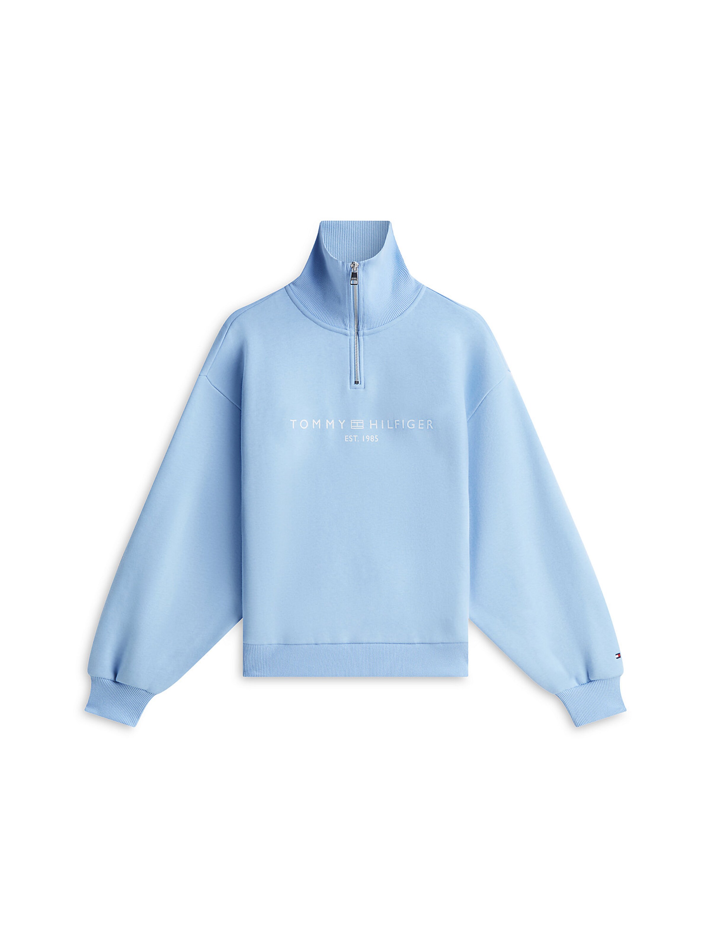 Sweat-shirt TOMMY HILFIGER en bleu : devant