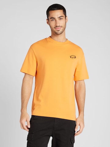 JACK & JONES Koszulka 'THREAD' w kolorze pomarańczowy