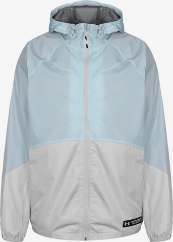 UNDER ARMOUR Sportjacke 'Rush Woven' in Grau: predná strana