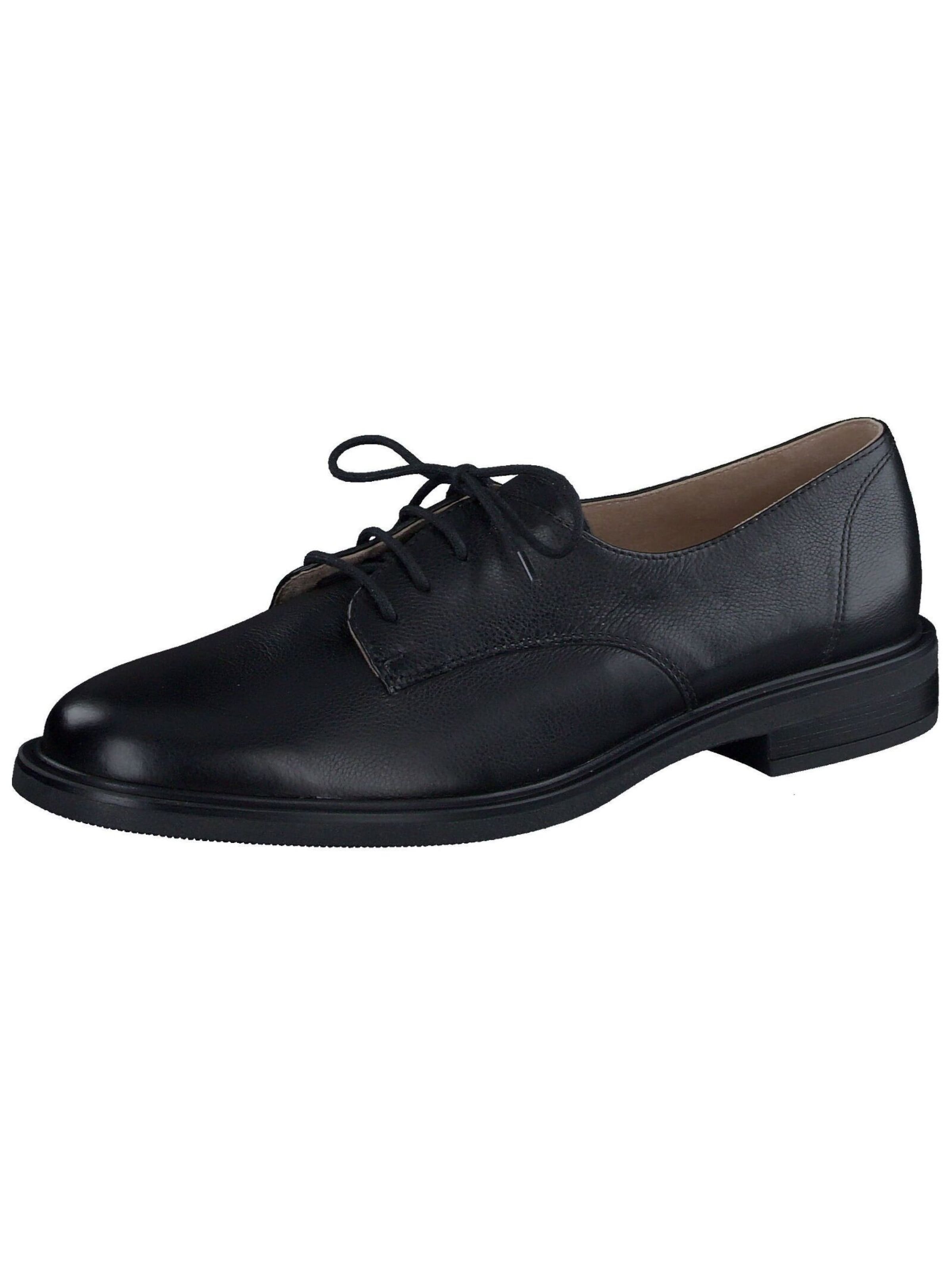 Paul Green Lace-up shoe in Black: front