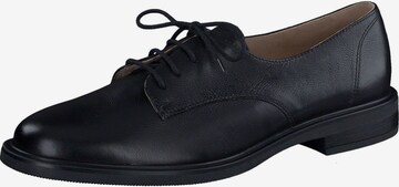 Paul Green Lace-Up Shoes in Black: front