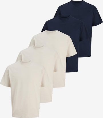 JACK & JONES Shirt 'Organic Relaxed' in Blauw: voorkant