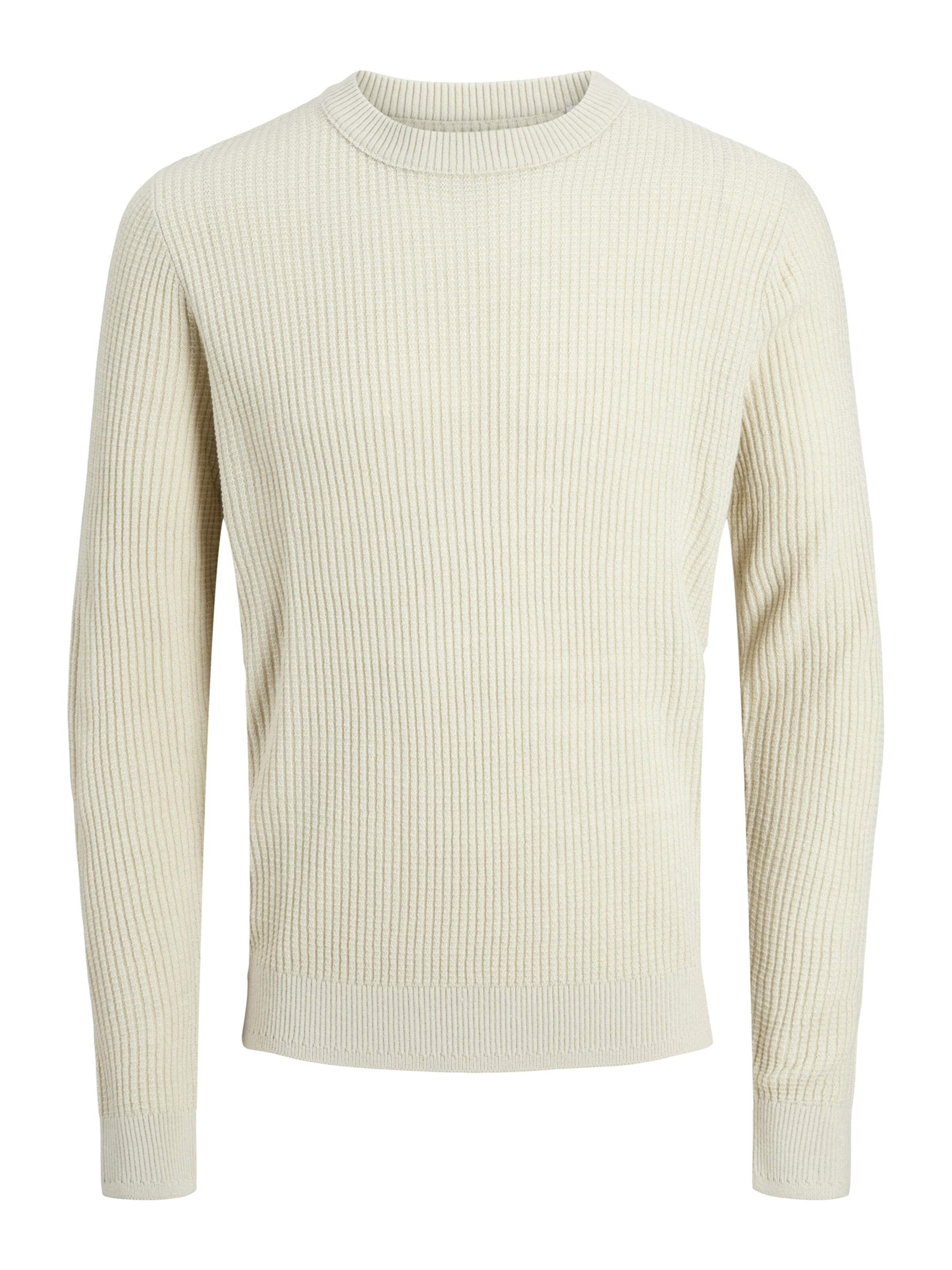Pull-over 'JREBASHER' JJ Rebel en beige : devant