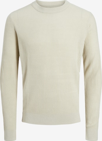 JJ Rebel Sweter 'JREBASHER' w kolorze beżowy: przód