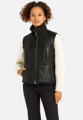 Werner Christ Horse Vest 'Kimberly' in Black: front