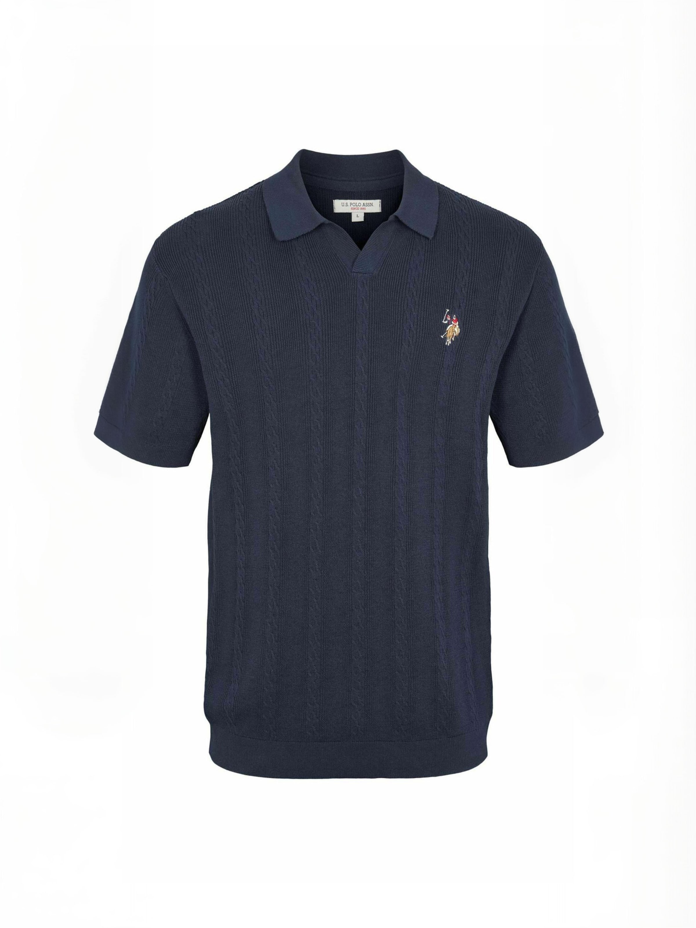 U.S. POLO ASSN. Overhemd ' UMDiderik ' in XXL in de kleur Saffier, Productweergave