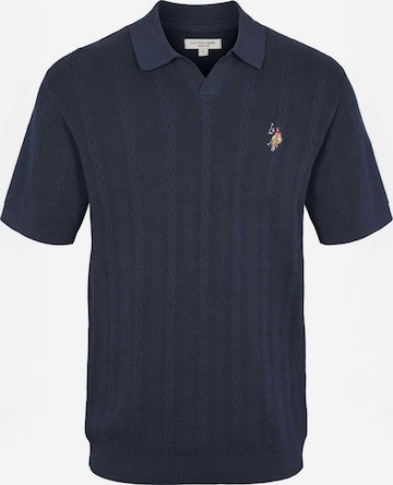 U.S. POLO ASSN. Regular Fit Paita ' UMDiderik ' värissä sininen: etupuoli