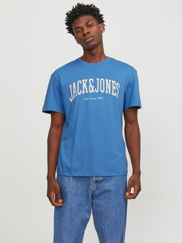 T-Shirt 'JOSH' JACK & JONES en bleu : devant