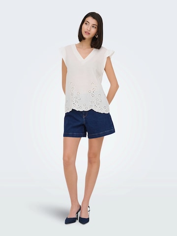 JDY Regular Shorts 'JDYVALERIE' in Blau