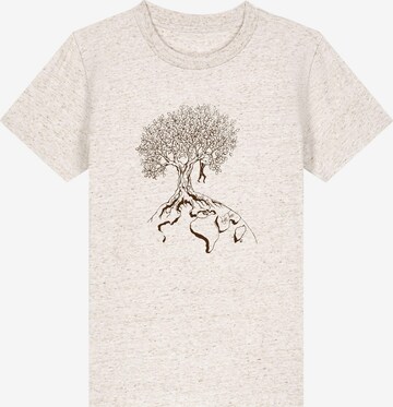 T-Shirt 'Kids Unisex Hanging On' Life-Tree en blanc : devant