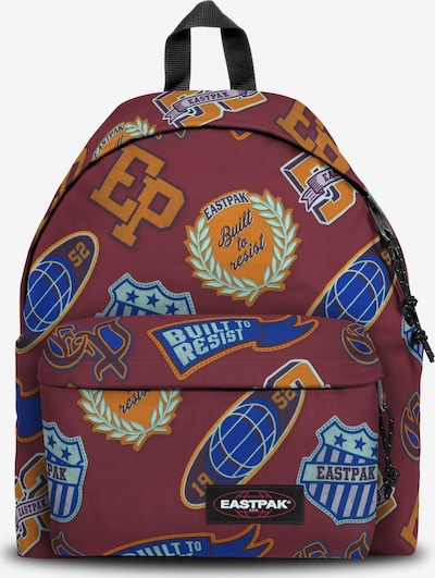 Kuprinė iš EASTPAK, spalva – mėlyna / oranžinė / burgundiško vyno spalva, Prekių apžvalga