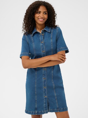 Kaffe Sukienka koszulowa 'KALena' w kolorze niebieski: przód