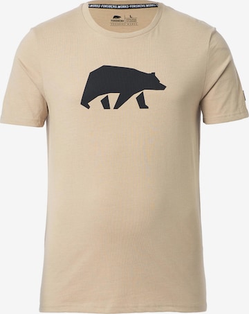 FORSBERG T-Shirt in Beige: Vorderseite