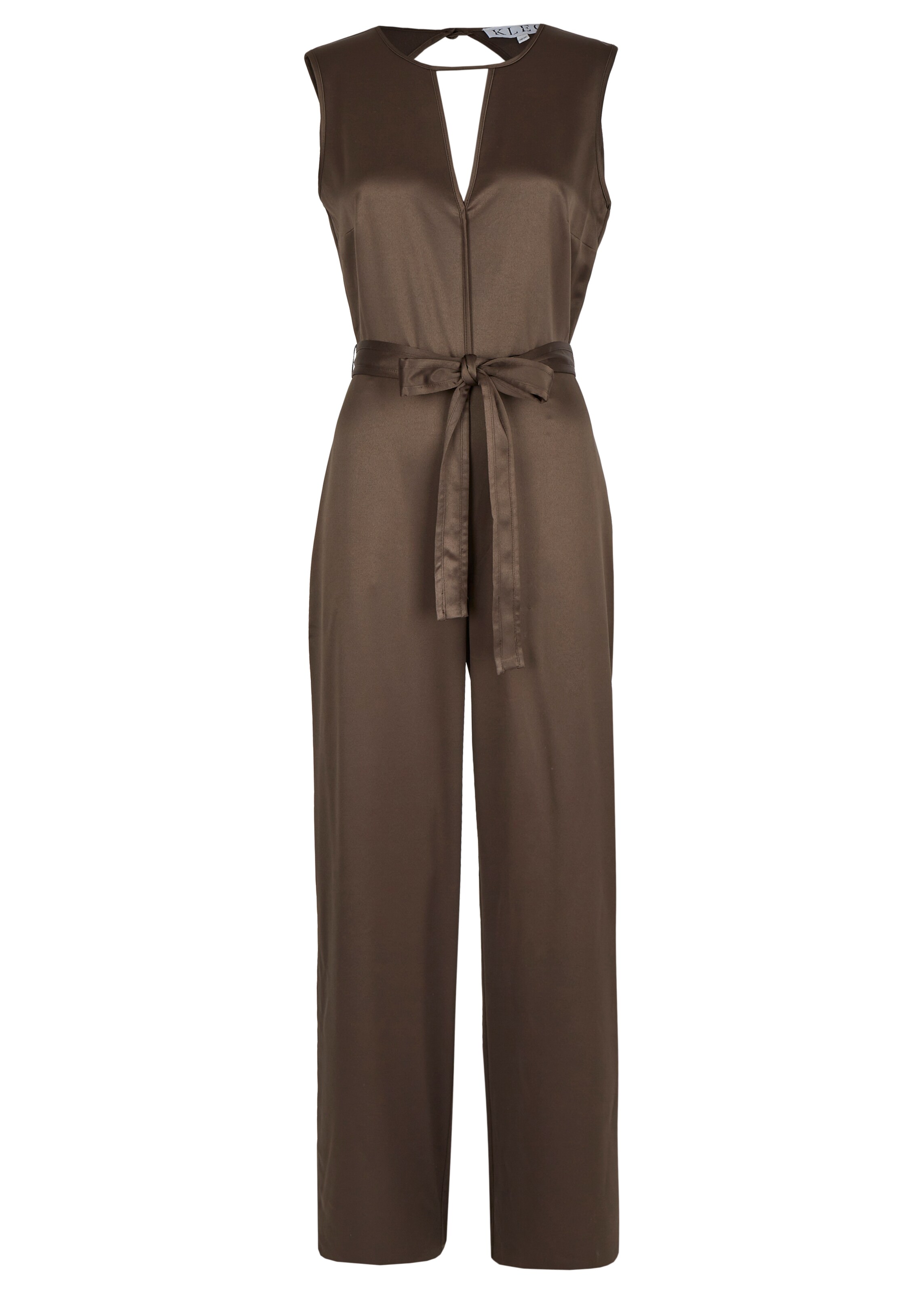 KLEO Jumpsuit in Brown: front