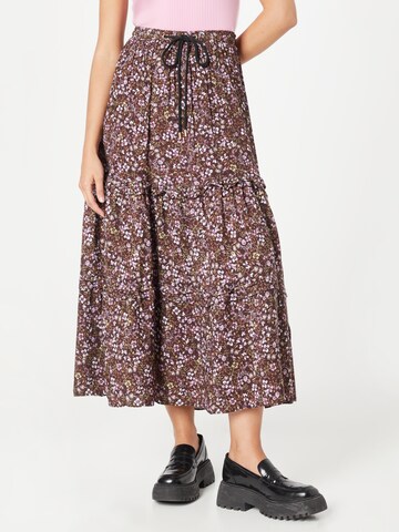 Thought Skirt 'Lilith' in Brown: front