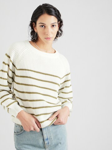 Pullover 'Cassia 2926' di Moves in bianco: frontale