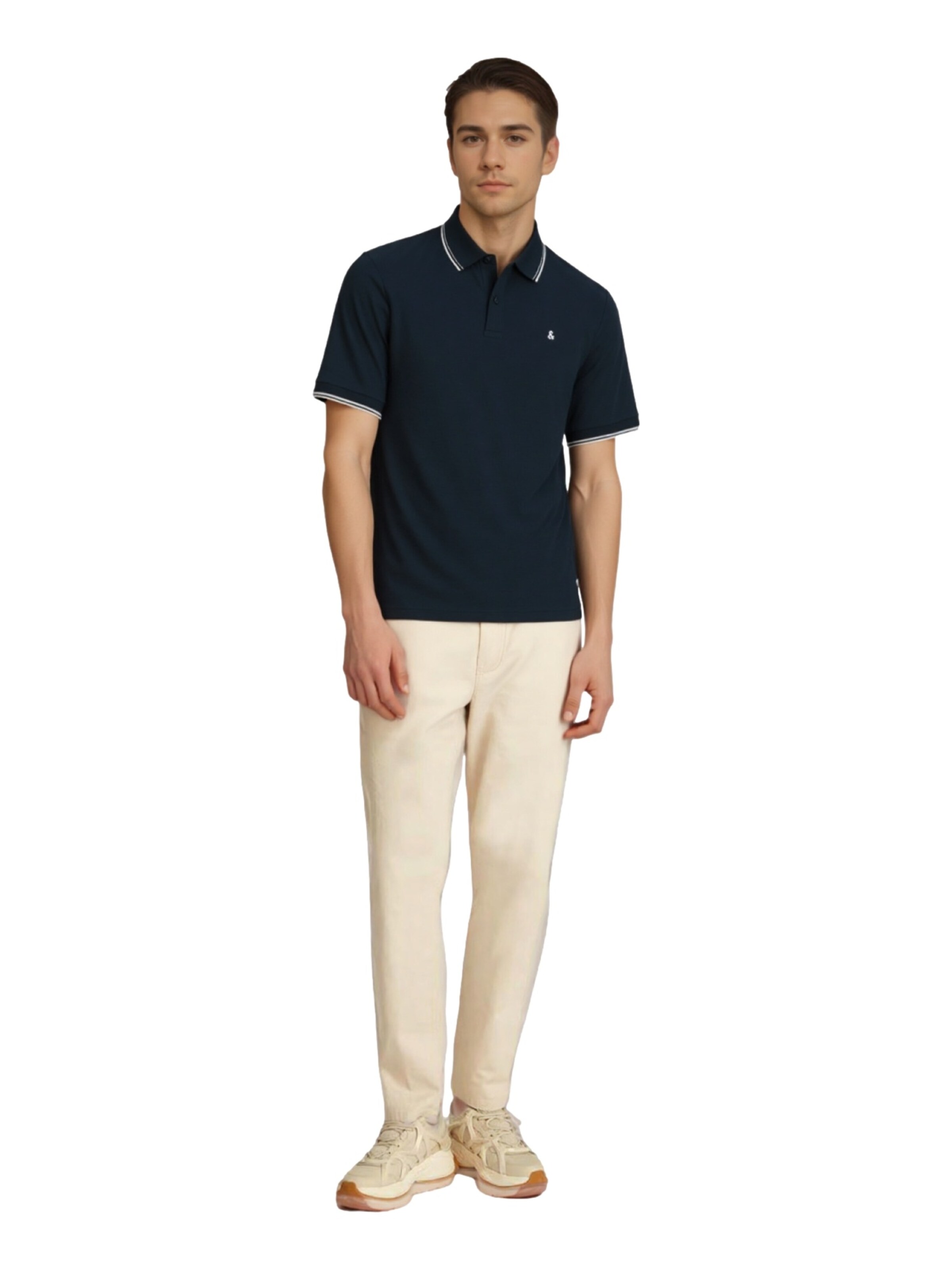 JACK & JONES Poloshirt 'AUSTIN' in Blau