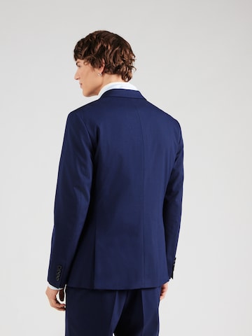 SELECTED HOMME Slim fit Business-colbert 'SLHLIAM' in Blauw: terug