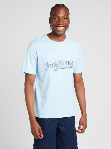 JACK & JONES T-Shirt 'Louie' in Blau: predná strana