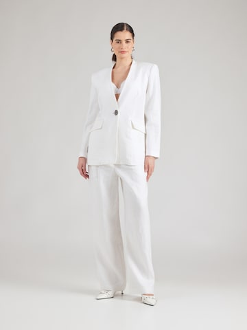 ARMANI EXCHANGE Широкий Брюки со складками в Белый