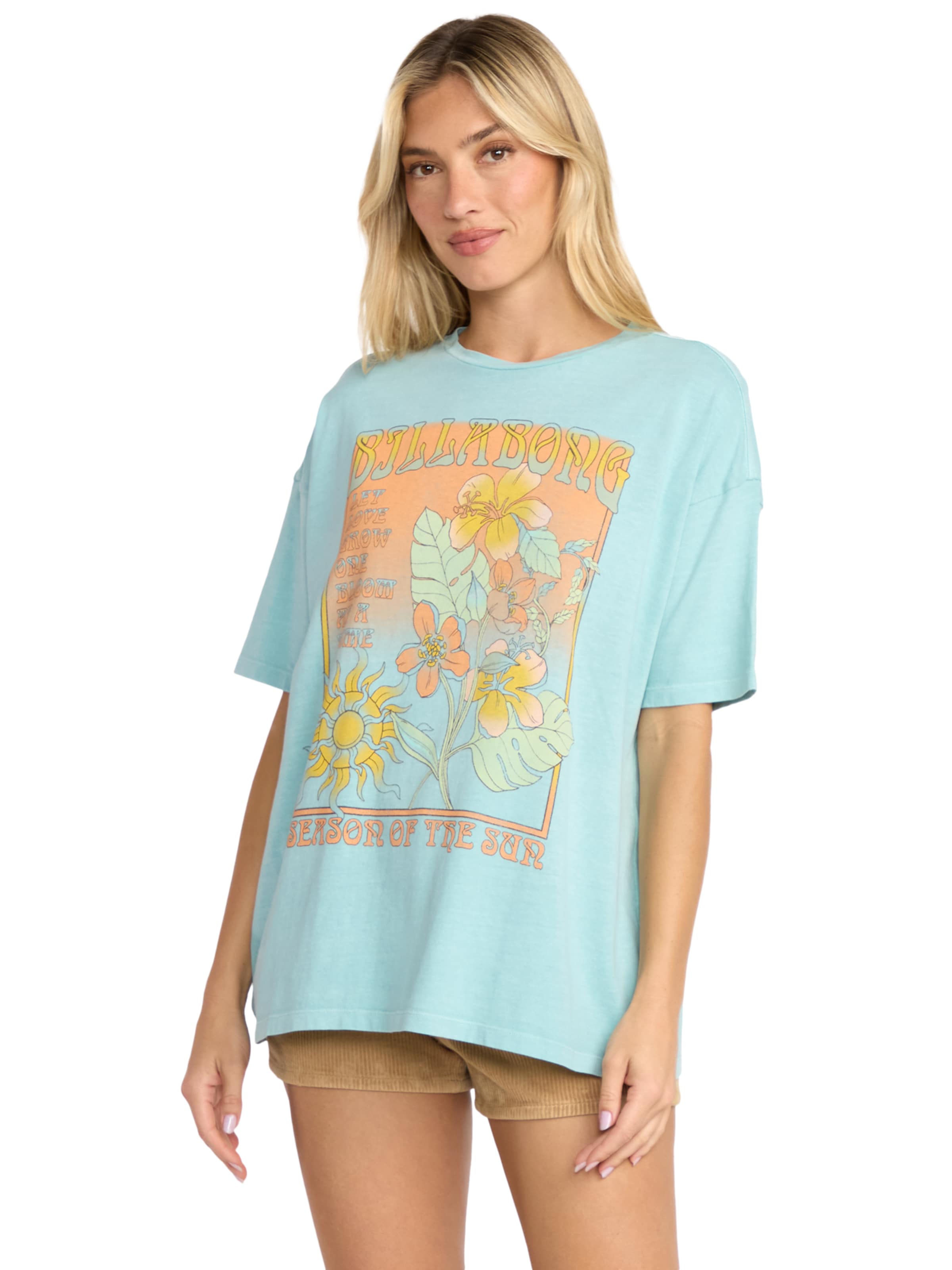 T-shirt 'Daylight Blooms' BILLABONG en bleu : devant
