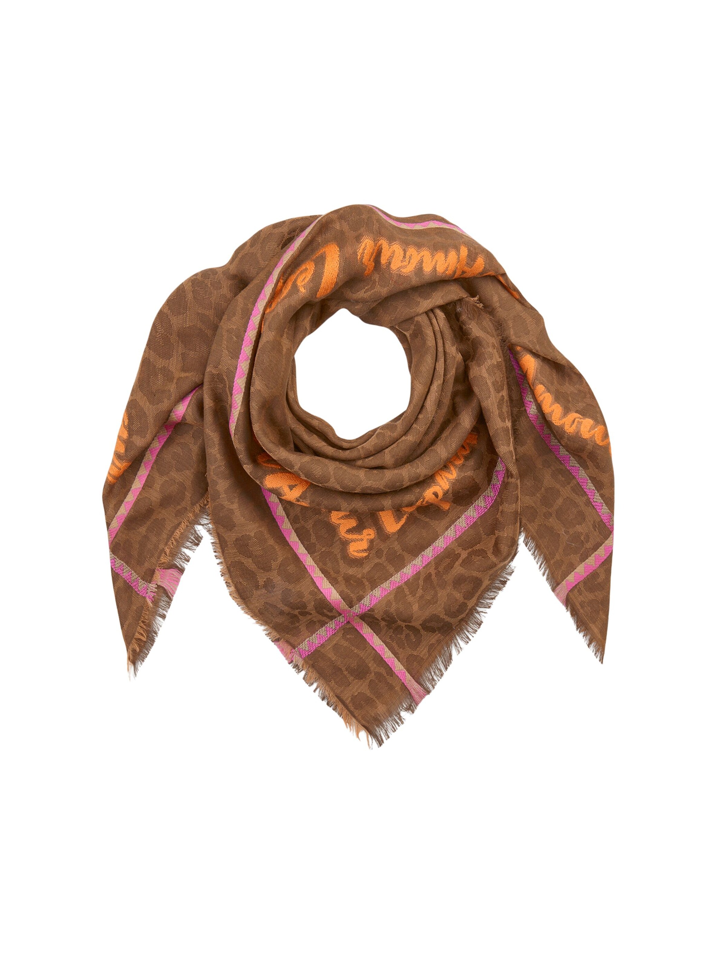 CODELLO Tuch in Braun: Vorderseite