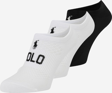 Polo Ralph Lauren Κάλτσες σουμπά σε λευκό: μπροστά