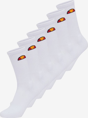 ELLESSE Athletic Socks 'Tamuna' in White: front