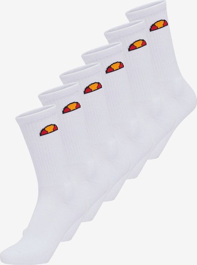 ELLESSE Sports socks 'Tamuna' in Orange / Red / White, Item view
