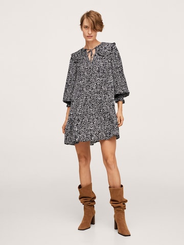 MANGO Shirt Dress 'Kido' in Black