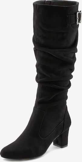 LASCANA Škornji | črna barva, Prikaz izdelka