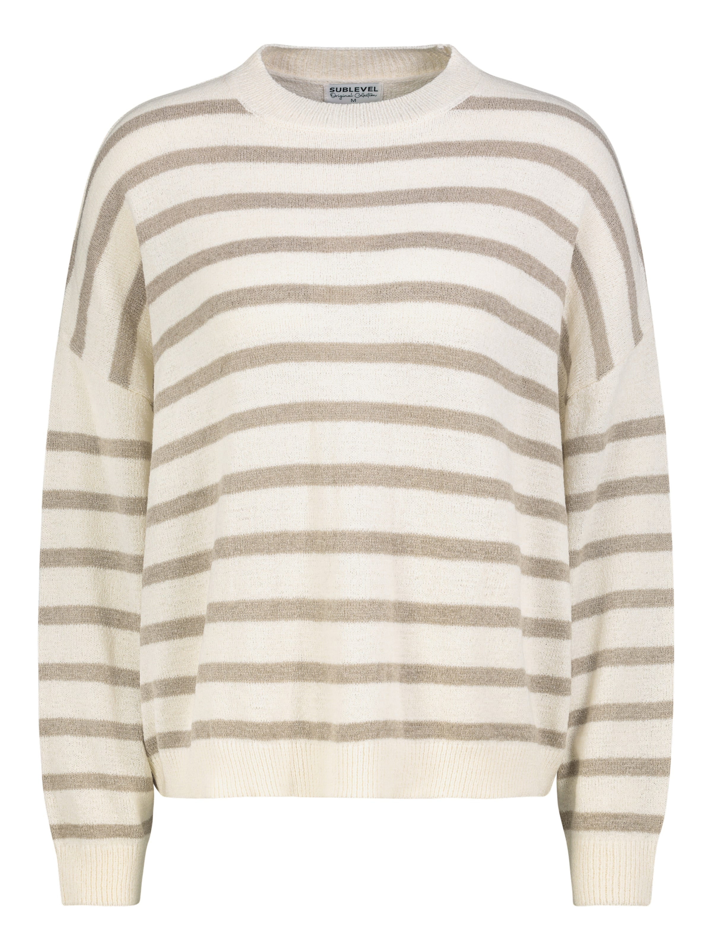 Sublevel Pullover in Beige: Vorderseite