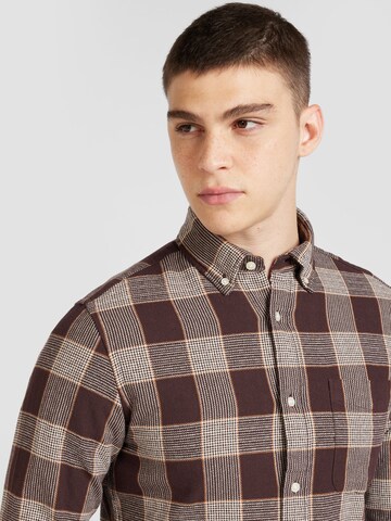 Comfort fit Camicia 'JPRBLUBROOK' di JACK & JONES in marrone