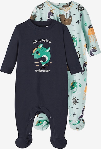 NAME IT Pajamas 'Ocean' in Blue: front