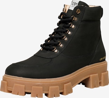 N91 Boots 'Style Choice HI' in Zwart: voorkant