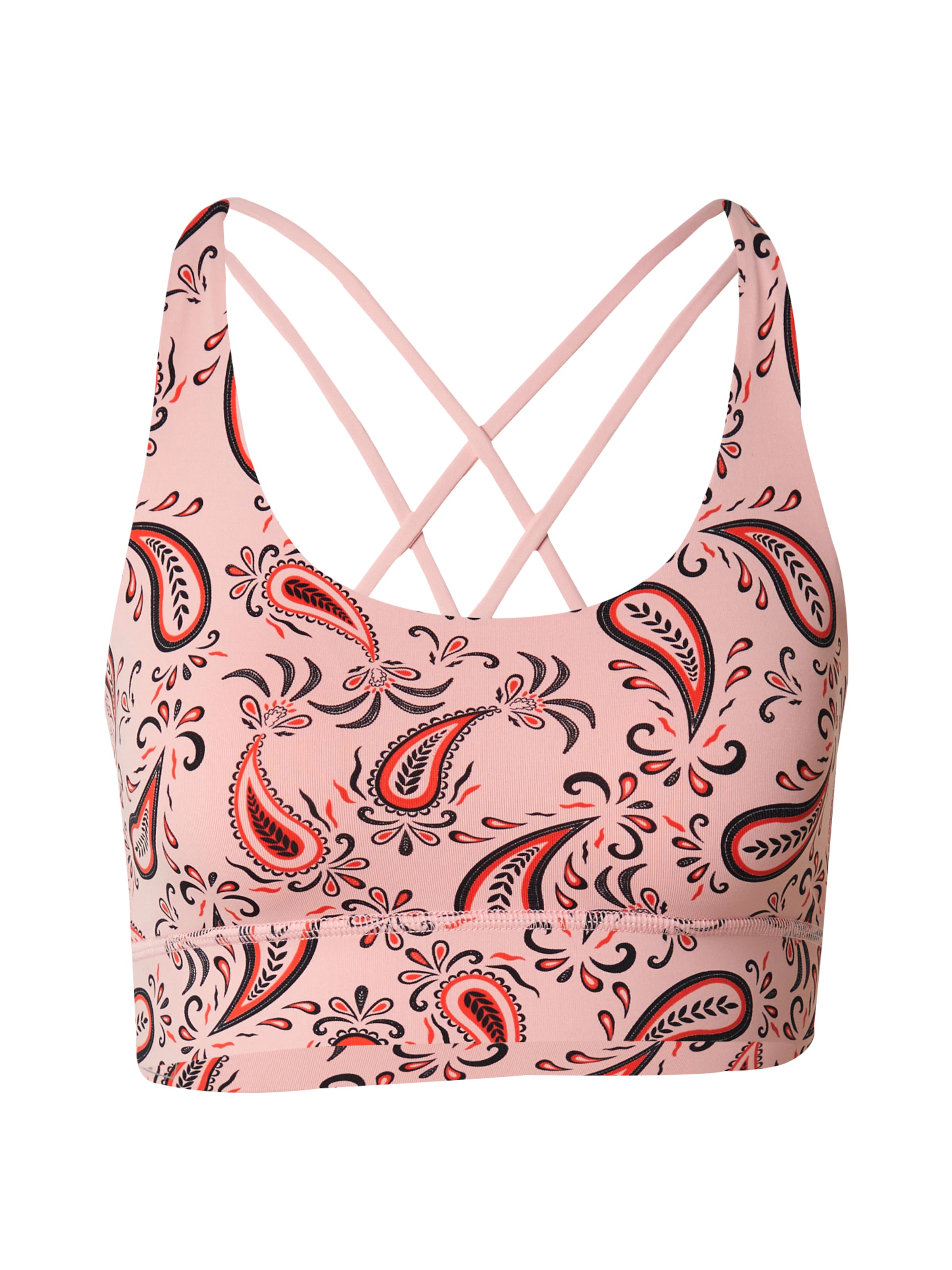 Bustier Soutien-gorge de sport 'Candy' Hey Honey en rose : devant